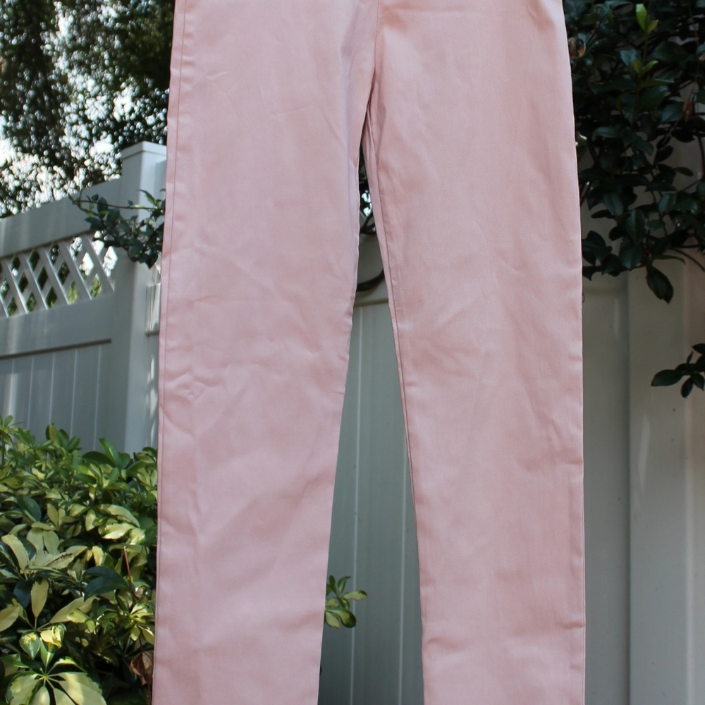57WD SOFT SKINNY STRETCH KNIT LIGHT PINK PANTS